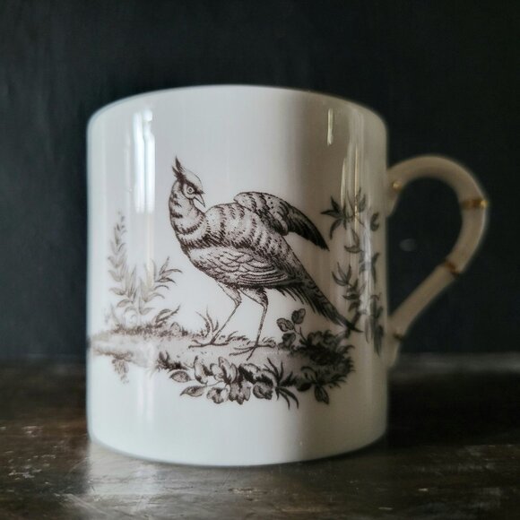 Vintage Royal Worcester Fine Bone China England Pheasant Demitasse Cup & Saucer - Picture 4 of 11